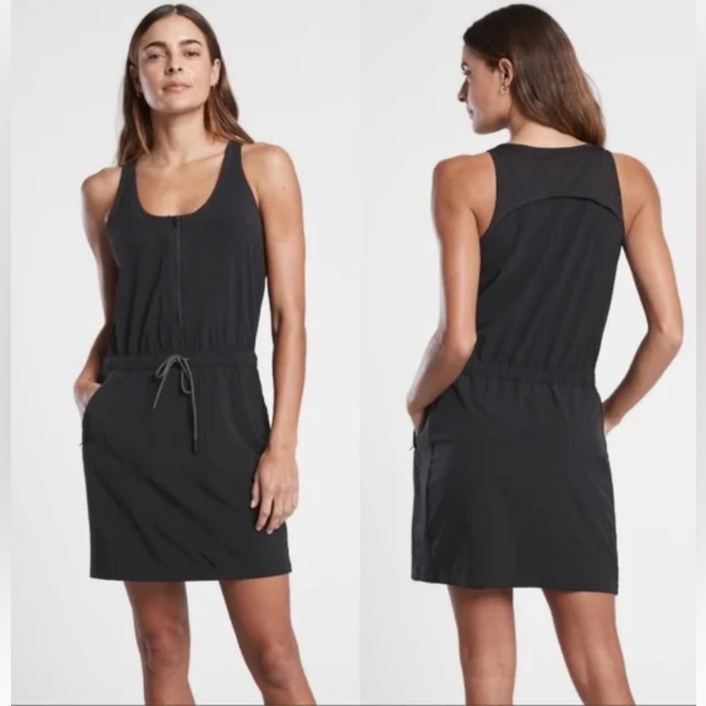 Athleta Expedition Dress Skort Dress Black #446859 Size 6